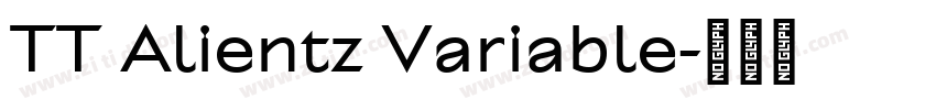 TT Alientz Variable字体转换